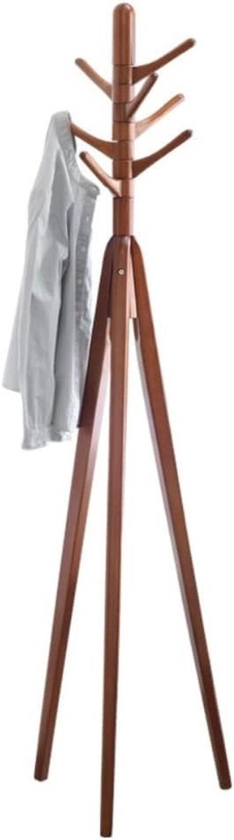 Houten Kapstok - Kledingrek Vloer - Opruimen Jassen - Strak Modern Design - 5500 Gram - Ni