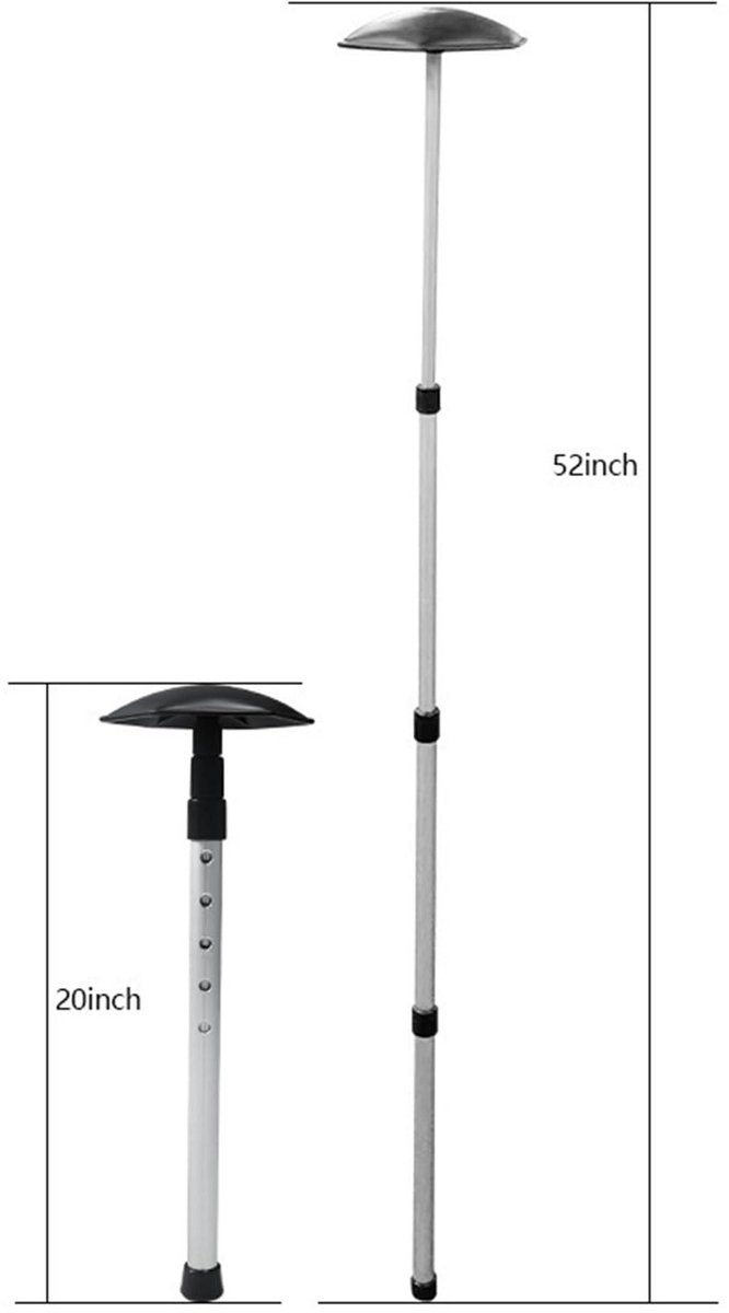 Dailygoods- Golfreistas Verstelbaar - Aluminium Ondersteuning - Lichtgewicht - Duurzaam - Beschermend - Tot 53" Uitbreidbaar - Golftas van Dailygoods — afbeelding 3