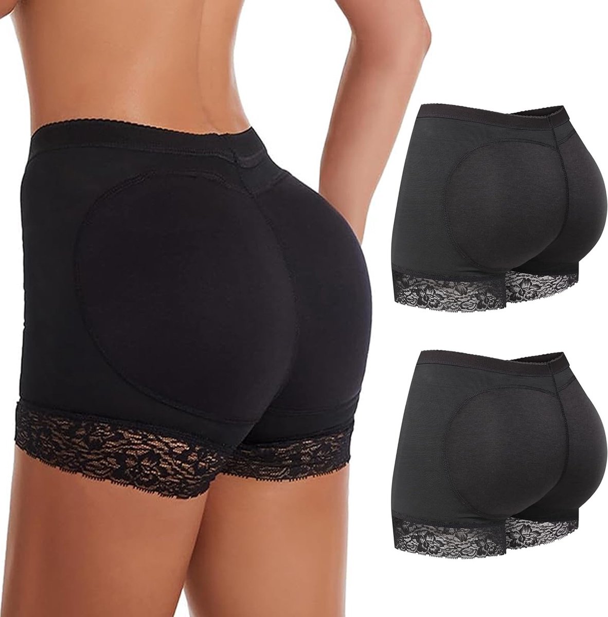 Dailygoods - Dames Butt Lifter Slipje – Push-Up Ondergoed voor Dames, Prachtige Vormgevende Ondergoed – Damesversterkers Fake Ass Hip Butt Lifter Shapers Naadloos Ondergoed