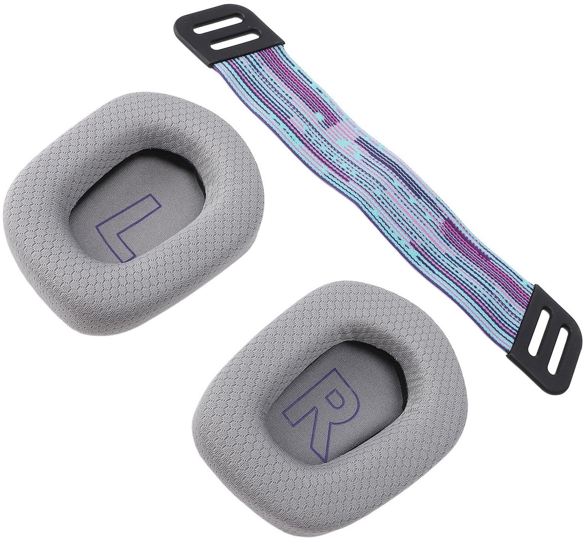 Dailygoods - Oordoppen van schuim, oorkussens van traagschuim met hoofdband voor G733 draadloze G335 bedrade gamingheadset, ontworpen voor G733 draadloze headset, G335 bedrade gamingheadset, gemaakt met