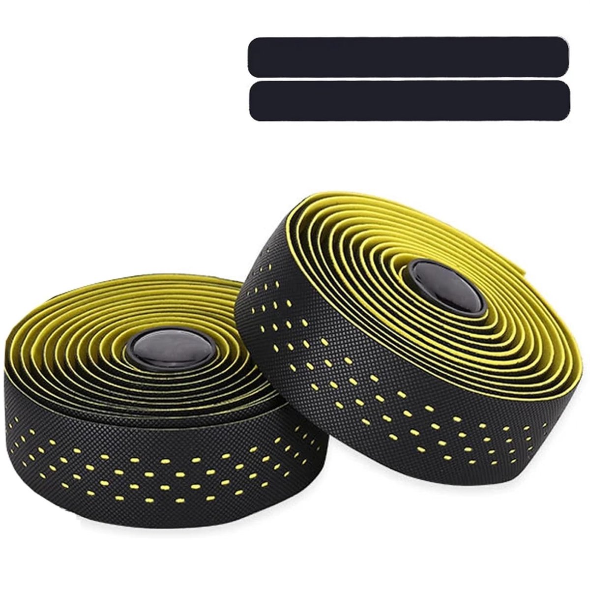 Stuurband Racefiets - Fietshandvat Tape - Comfortabel Fietsen - Verbeterde Grip - 2150 mm Lengte - Geel