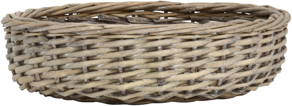 Broodmand Rond - Rotan Mand Mandje - Brood Presenteren - Handgevlochten Rotan - 27 cm - Natuurlijk