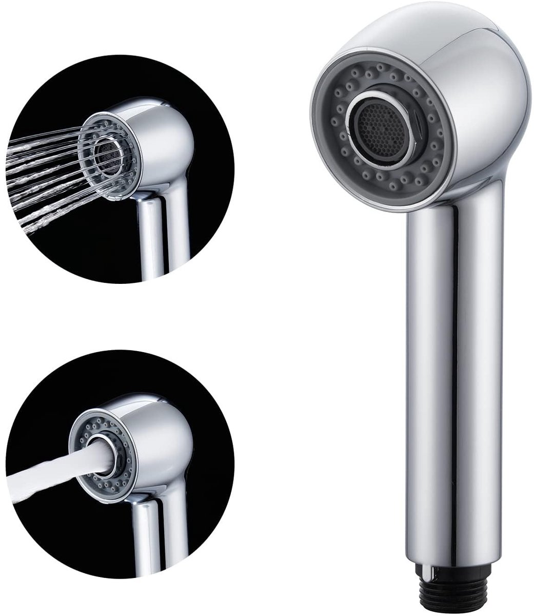 Dailygoods- Douchekop Waterbesparend - Douchekop met Slang - Keukenhanddouche - Regendouche/Waterstroom - Afneembare Beluchter - Reservekop voor Keukenkraan