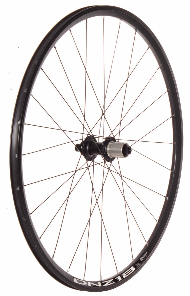 Dailygoods- Achterwiel Racefiets 700C - Aluminium Velg - Shimano Center Lock - 8-11 Versnellingen - Schijfremmen - Dubbelwandig Design