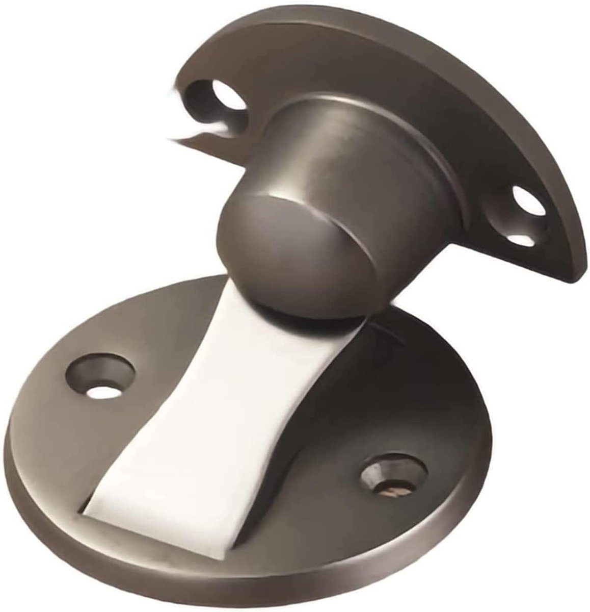 Magnetische Deurstopper - Deurvanger Houder - Deur Open Houden - Sterke Magneet - 1 Pak - Zilver