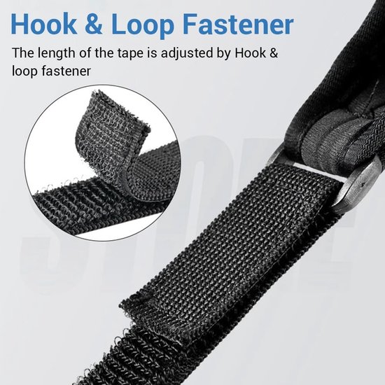 Dailygoods- Hengelcarrier Verstelbare Draagriem - Hengelstok Schoudersling - Opberglus - Slijtvast - Antischok Bescherming - 23"-55" Verlengbaar - Hengelriem van Dailygoods — afbeelding 5