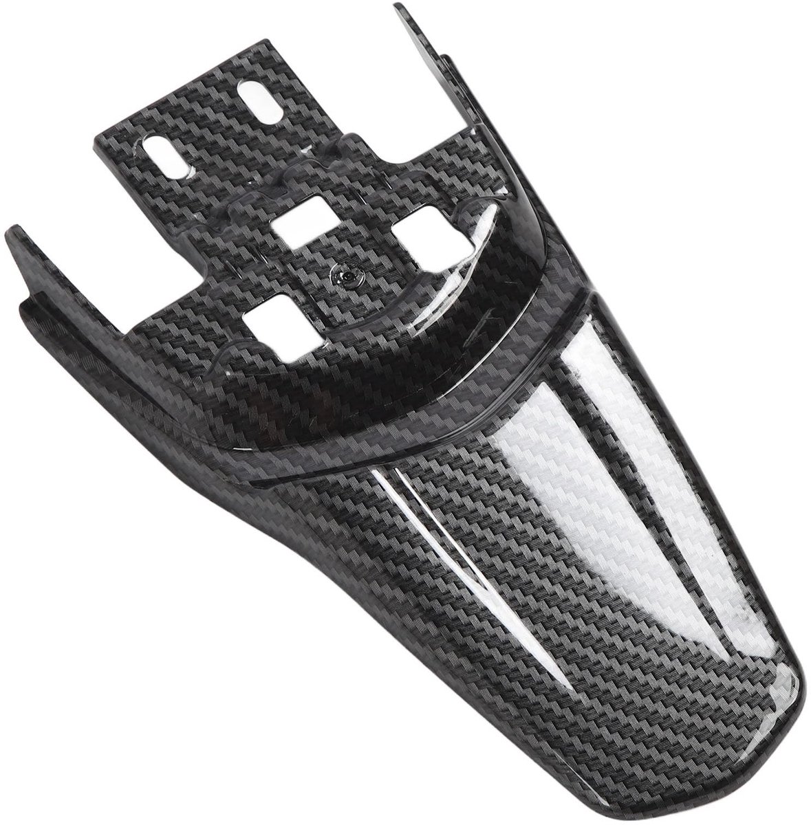 Dailygoods- Achterspatbord Stevig - Vervangend Achterspatbord - Koolstofvezelpatroon - Beschermend Ontwerp - Voor SurRon Light Bee X/X160/X260 - Modieus Design - Motorfender