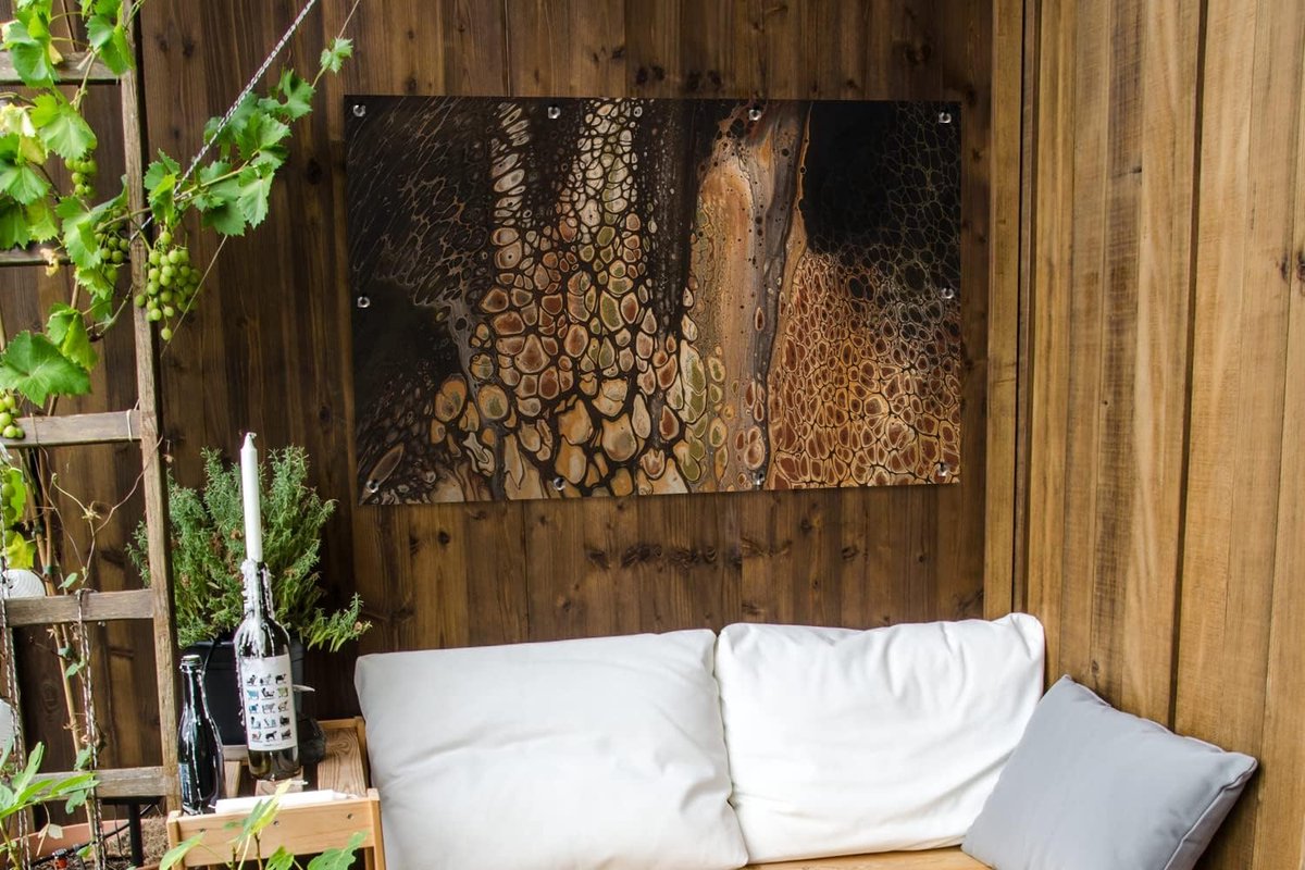 Tuinposter - Tuindoek - Buiten Decoratie - UV Bestendig - 120x80 cm - Veelkleurig