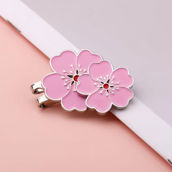 Store_9 - Magnetische Golfbalmarker - Golfaccessoires - Roze - Balmarkerhoedclip - Ideaal voor golfers - Voor dames en heren van Store 9 — afbeelding 5