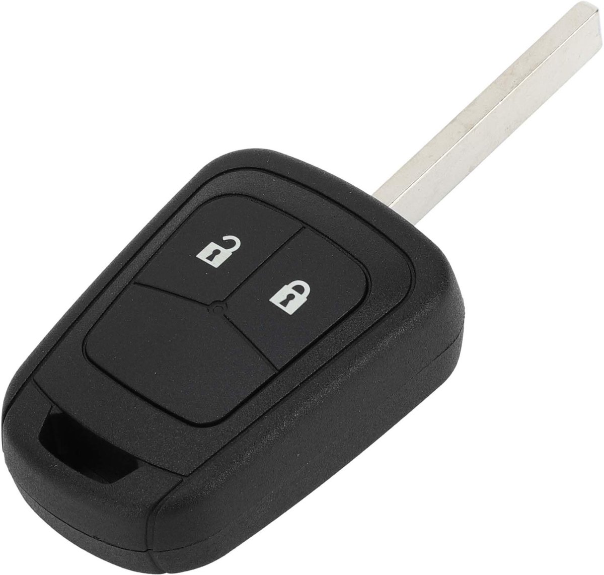 Dailygoods - 2 Knoppen Sleutelbehuizing voor Opel Astra J