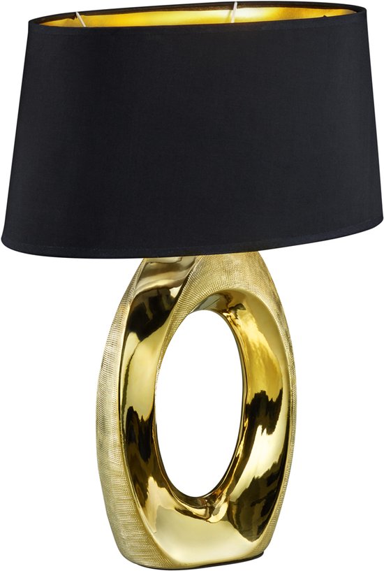 REALITY TABA - Tafellamp - Goud - excl. 1x E27 4,9 W - Snoerschakelaar