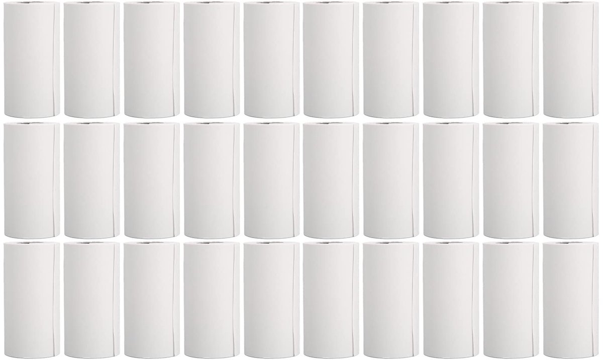 Dailygoods- Bonpapierrollen 57x30 Mm - 30 Rollen - Thermisch Papier - Kassapapierrollen - 5 M Lengte - Duidelijke Afdrukken