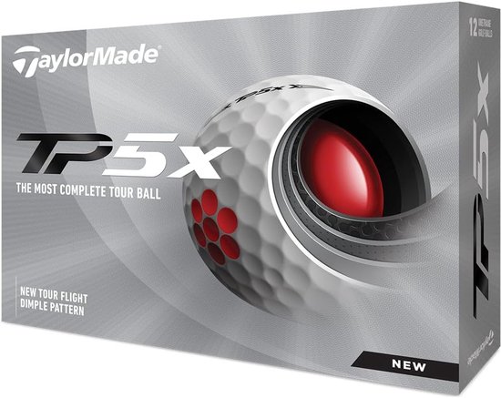 Golfballen - Tour Ballen - Sporten en Spelen - Tour Flight Kuiltjes - 12 Stuks - Wit — afbeelding 5