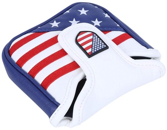 Dailygoods - PU waterdichte hamer Putter Cover - Golf Putter Hoofdkap - Groot formaat 14x12x3.5cm - Beschermend en duurzaam - Perfect voor golfers - W van Dailygoods — afbeelding 2
