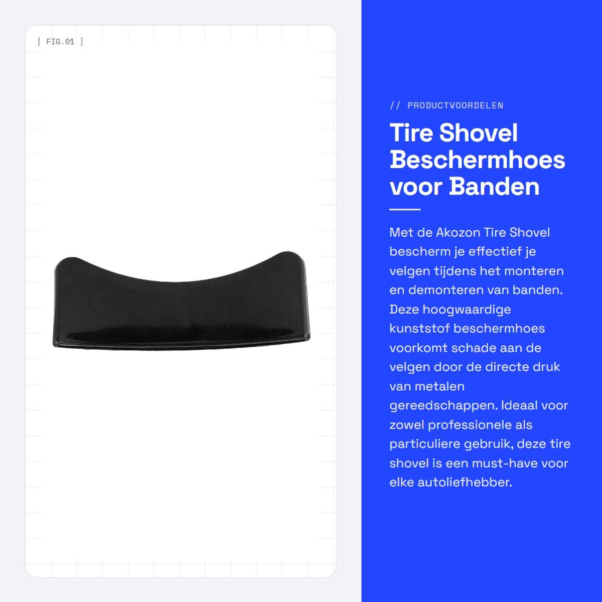 Dailygoods- Bandafdekking - Bescherming voor Velgen - Universeel - ABS Materiaal - Zwart - Voorkomt Schade bij Bandenwissel - Bandbescherming