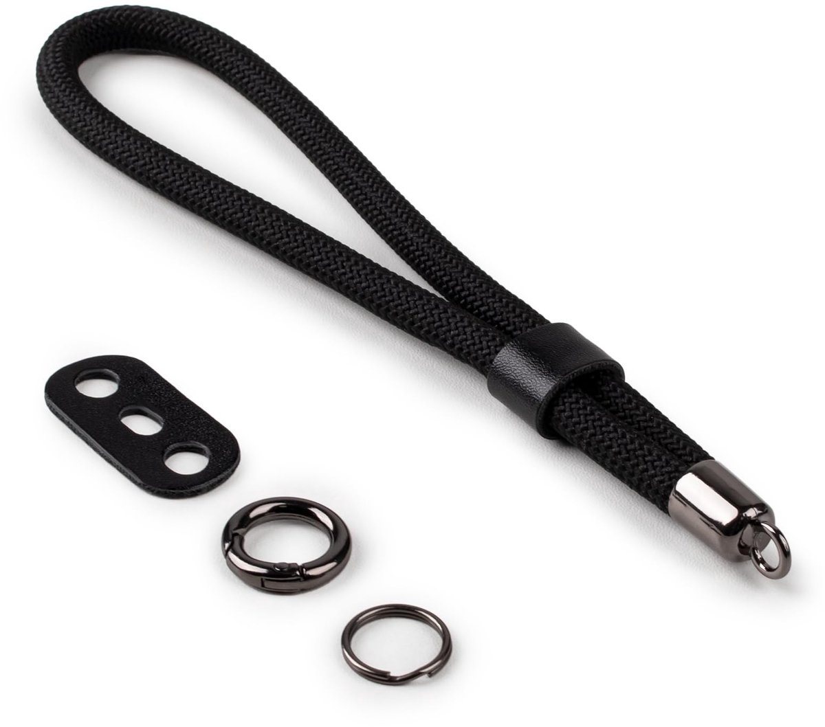 Dailygoods - VOVMOEYA Camera polsband touw, camera polsband compatibel met Fujifilm XT5 XH2S Nikon Z30 Z50 Canon EOS R6 R10 R50 Sony A6700 A6400 A6000 A7C II A7IV DSLR camera - zwart