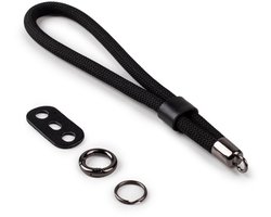 Dailygoods - VOVMOEYA Camera polsband touw, camera polsband compatibel met Fujifilm XT5 XH2S Nikon Z30 Z50 Canon EOS R6 R10 R50 Sony A6700 A6400 A6000 A7C II A7IV DSLR camera - zwart