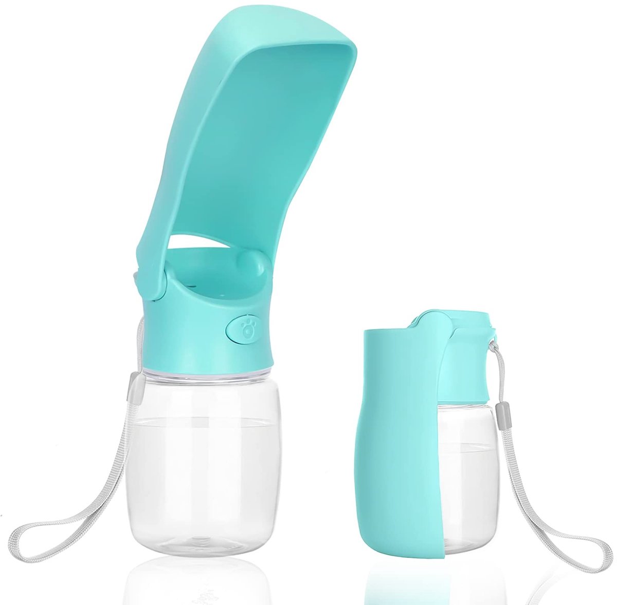 Dailygoods- Drinkfles Hond 350ml - Opvouwbare Drinkfles - Lekbestendig - Actieve Koolfilter - Ruimtebesparend - Voor Wandelen/Reizen - Hondendrinkfles
