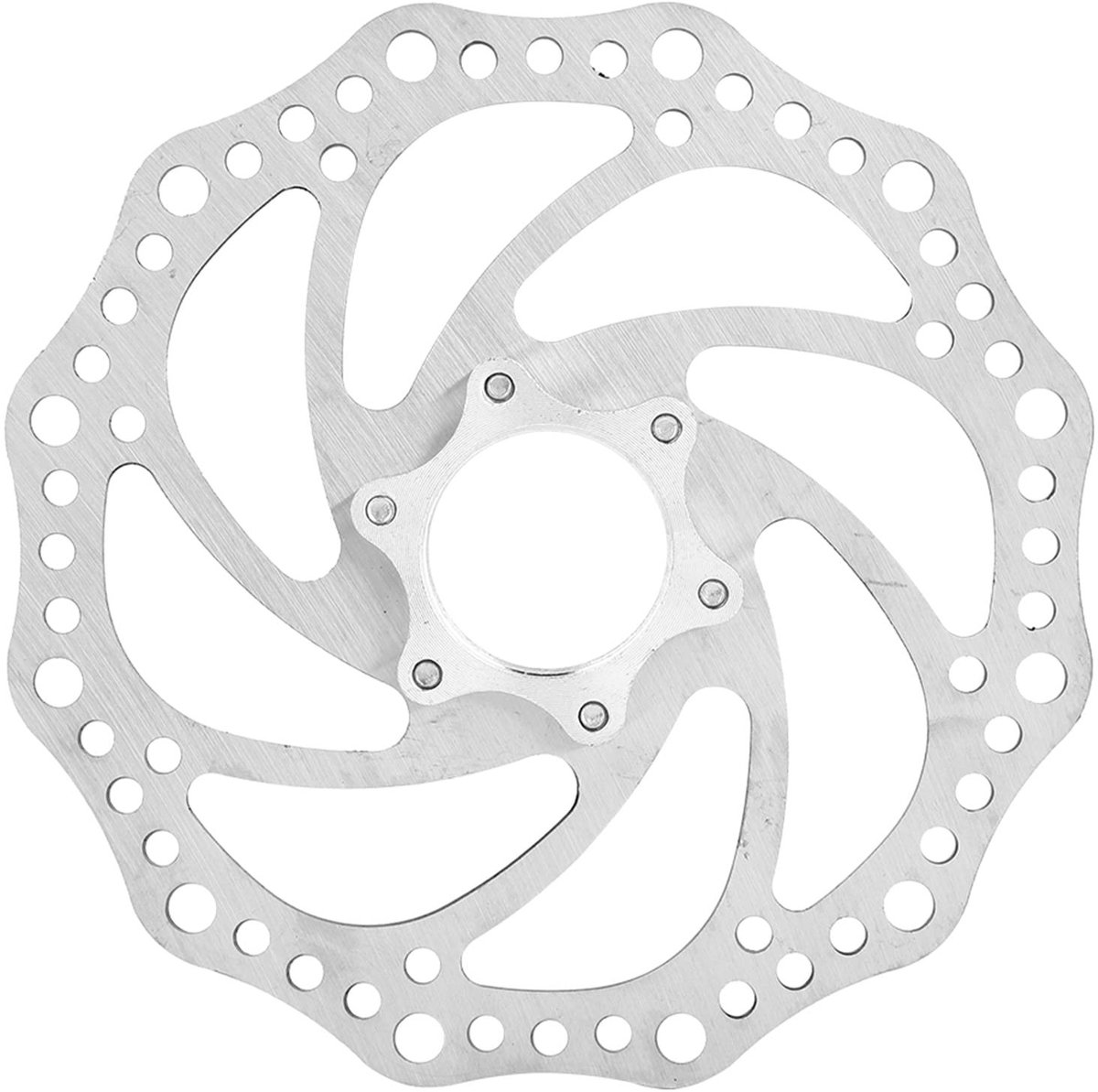 Dailygoods - 160 mm schroefdraadnaven - Remflensadapter - Hoogwaardige roestvrijstalen kwaliteit - Geschikt voor mountainbikes - Betrouwbare remschijv...