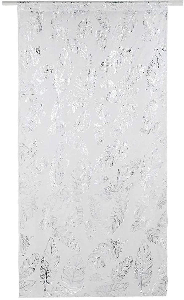 Dailygoods - Lente Druk Gordijnen - Transparante Tule - Decoratieve Voile - Wit - Ideaal voor Slaapkamer en Woonkamer - Elegant en Stijlvol