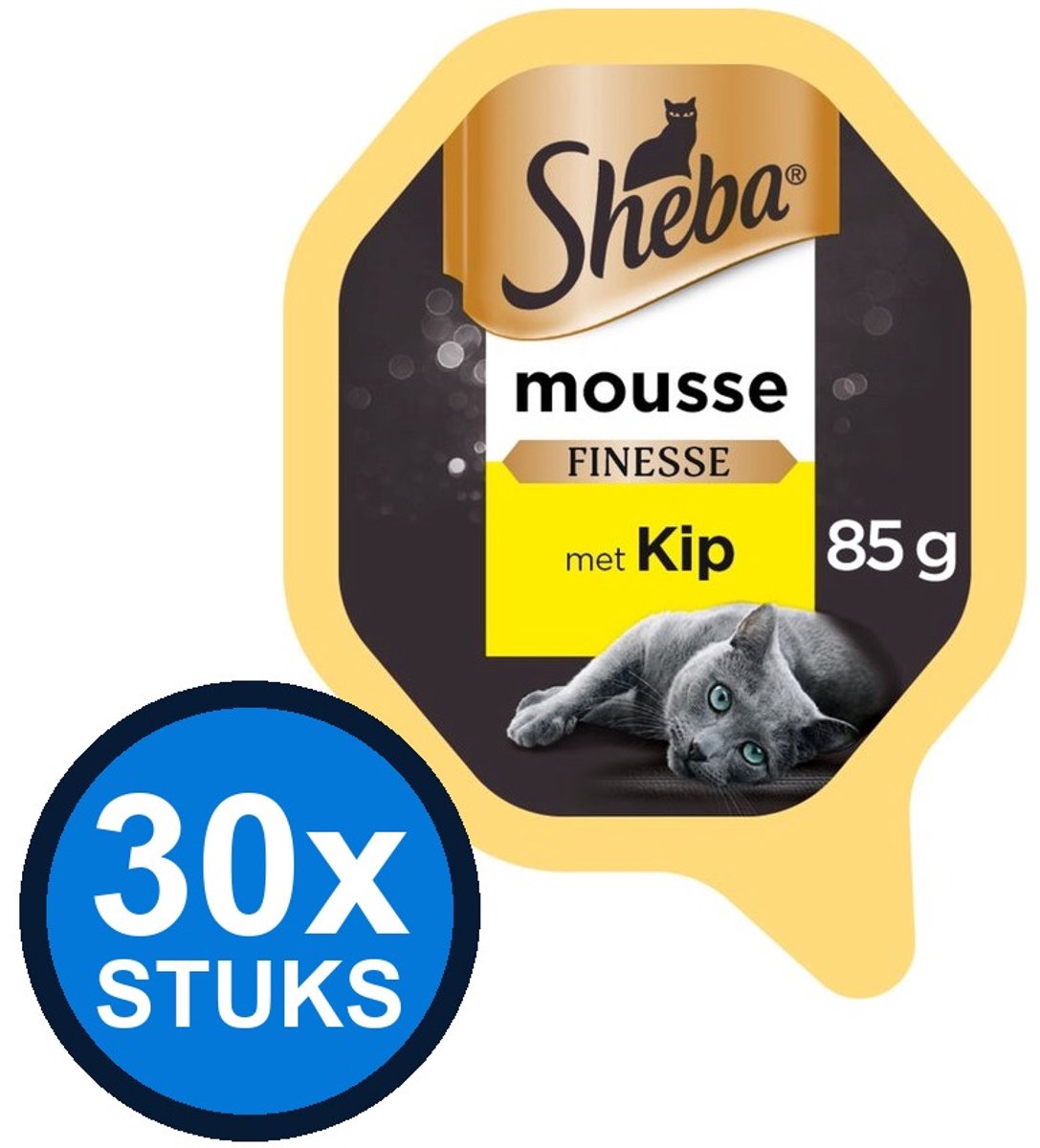 Sheba Sheba - Finesse Mousse Kip - Kattenvoer Natvoer - 85g