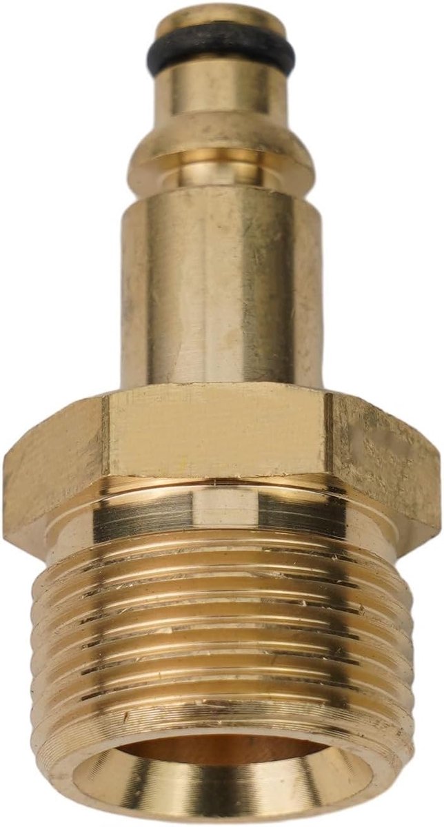 Hogedrukreiniger Adapter - Slang Koppeling - Tuin Water Geven - Massief Messing Constructie - M22 Schroefdraad - Goud