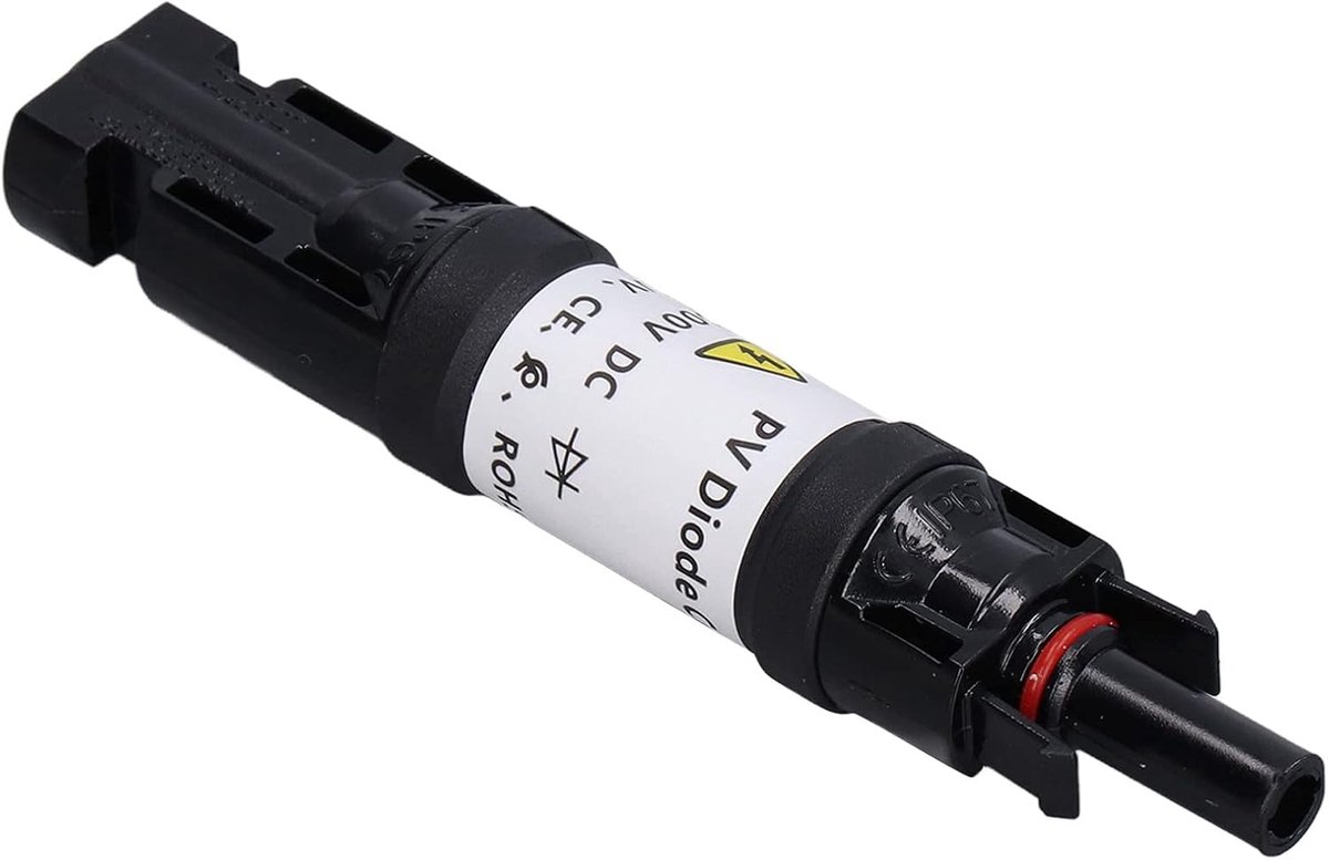 Zonneconnector - PV Connector - Zonne-energie - Hoge Weerstand - 1000 V - Zwart
