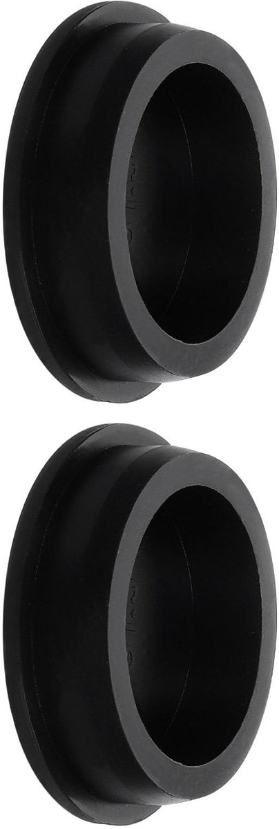 Dailygoods- Knopplug - 2 Stuks - Waterdichte Rubber - Temperatuurbestendig tot 250 °C - Eenvoudig te Installeren - Duurzaam en Stevig - Rubberstop