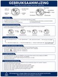 Gebruikshandleiding voor Smael digitaal horloge met diagrammen voor knopfuncties, stopwatch, alarm en tijdinstelling.
