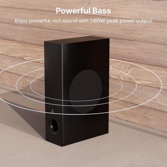 2.1 Soundbar - Home Audio - Film en Muziek - Dolby Audio - 41.3 cm - Zwart — afbeelding 4
