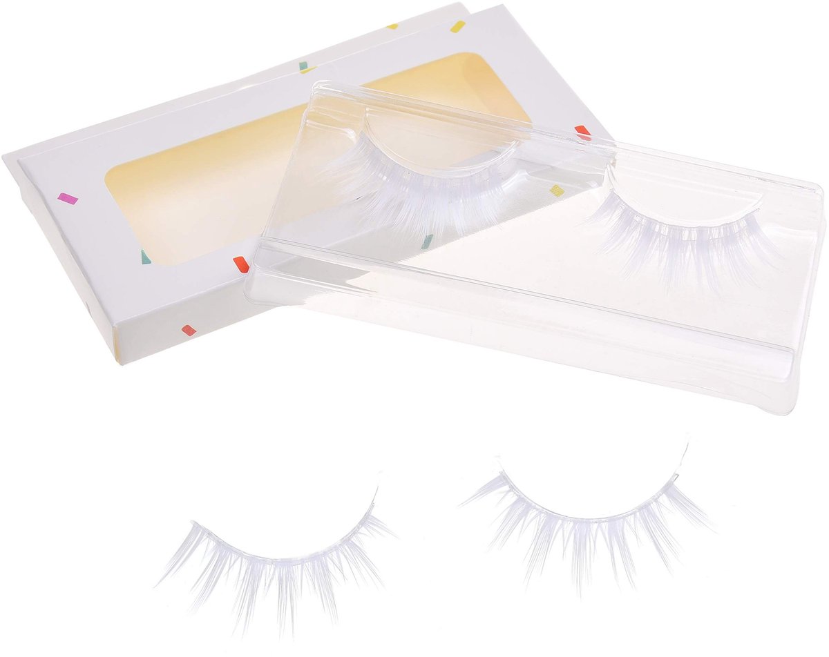 Dailygoods- Valse Wimpers Natuurlijk - Lichtgewicht - 2 Paar - Ideaal voor Cosplays - Eenvoudig aan te Brengen - Duurzaam en Comfortabel - Nepwimpers