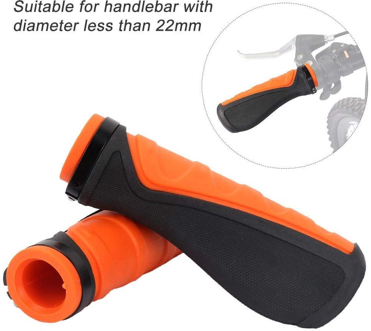 Dailygoods- Fietsstuurgrepen Antislip - Ergonomisch - Schokabsorptie - Eenvoudige Installatie - Vouwfiets - Comfortabele Rit - Fiets Handvatten