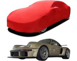 Autohoes Binnen - Beschermhoes Auto - Voertuig Beschermen - Elastische Polyester Stof - Universeel - Rood