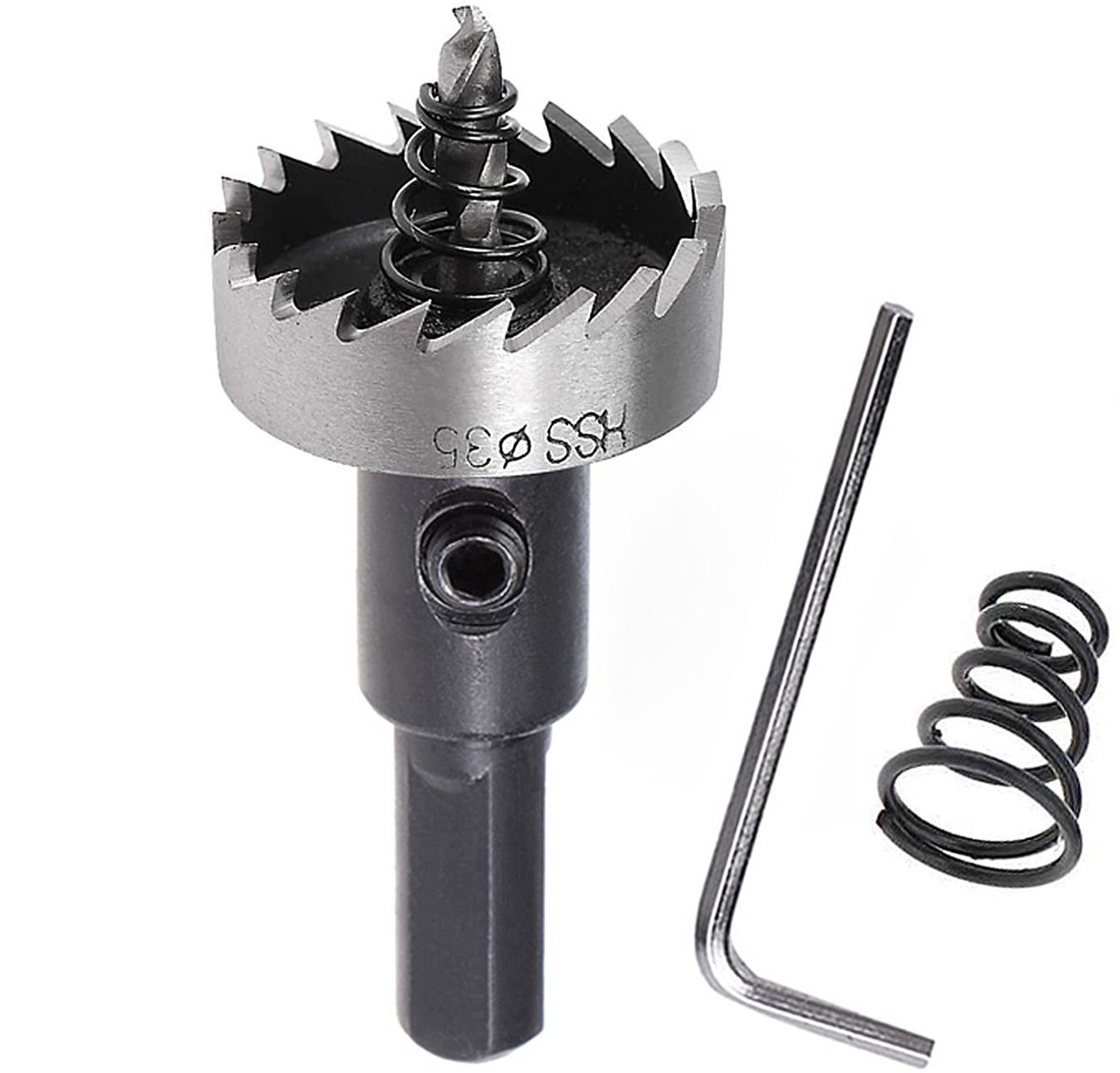 Dailygoods - Hoge snelheid stalen boren - Heavy Duty Hole Cutter - 35mm gat zaag - Voor metaal en roestvrij staal - Duurzaam en scherp - Ideaal voor p...
