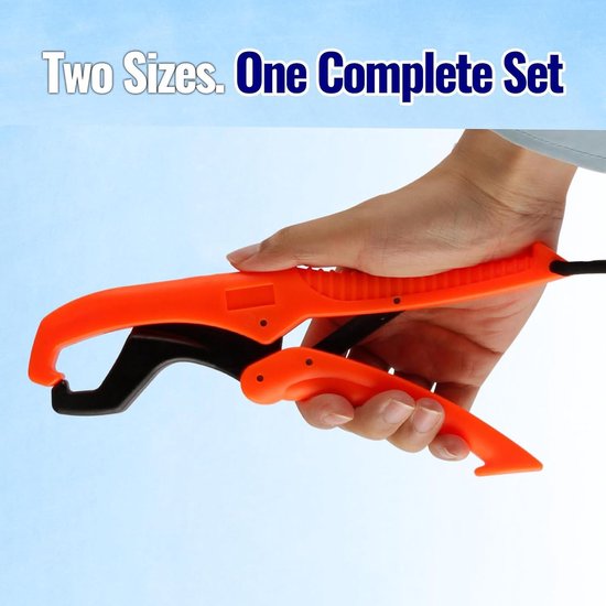 Vis Tang - Lip Gripper - Veilig Vissen - Drijvend Ontwerp - 1 Count - Oranje — afbeelding 2