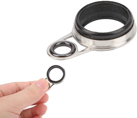 Dailygoods- Winding Check Hoogwaardig Roestvrij Staal - Hengel Gids Ring - Draagbaar - Slijtvast - Compact Ontwerp - Bescherming Vislijn - Hengelring van Dailygoods — afbeelding 5