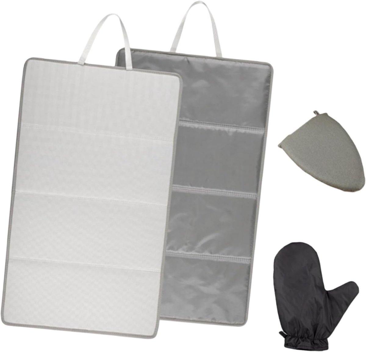 Opvouwbaar Strijkpad - Hangend Strijkmat - Kleding Stomen - Warmte Beschermend - 51 x 37 cm - Grijs