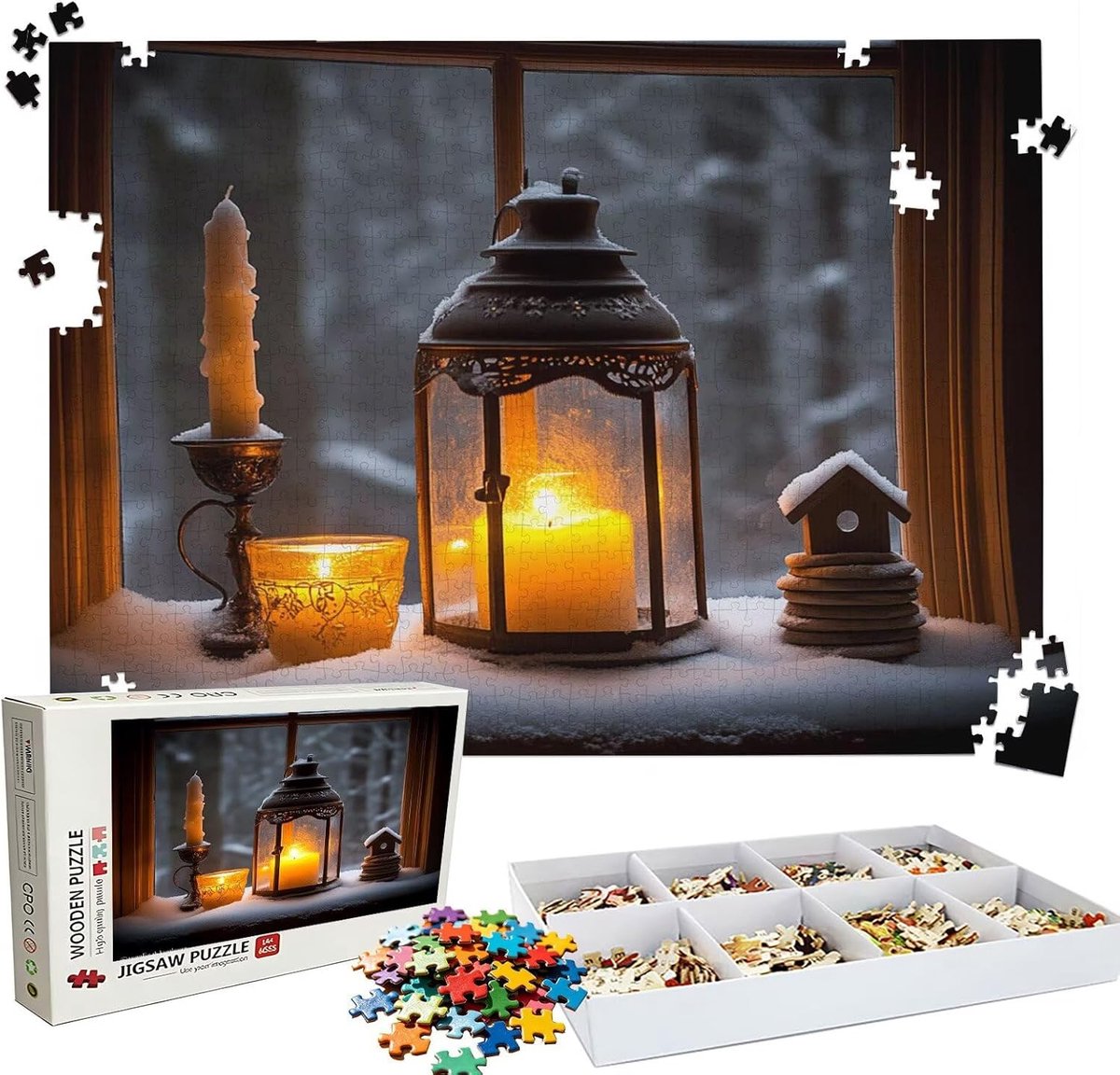 Puzzel 4000 stukjes - Legpuzzel volwassenen - Ontspannen tijdverdrijf - Hoogwaardig lindehout - 141x87 cm - Meerdere kleuren