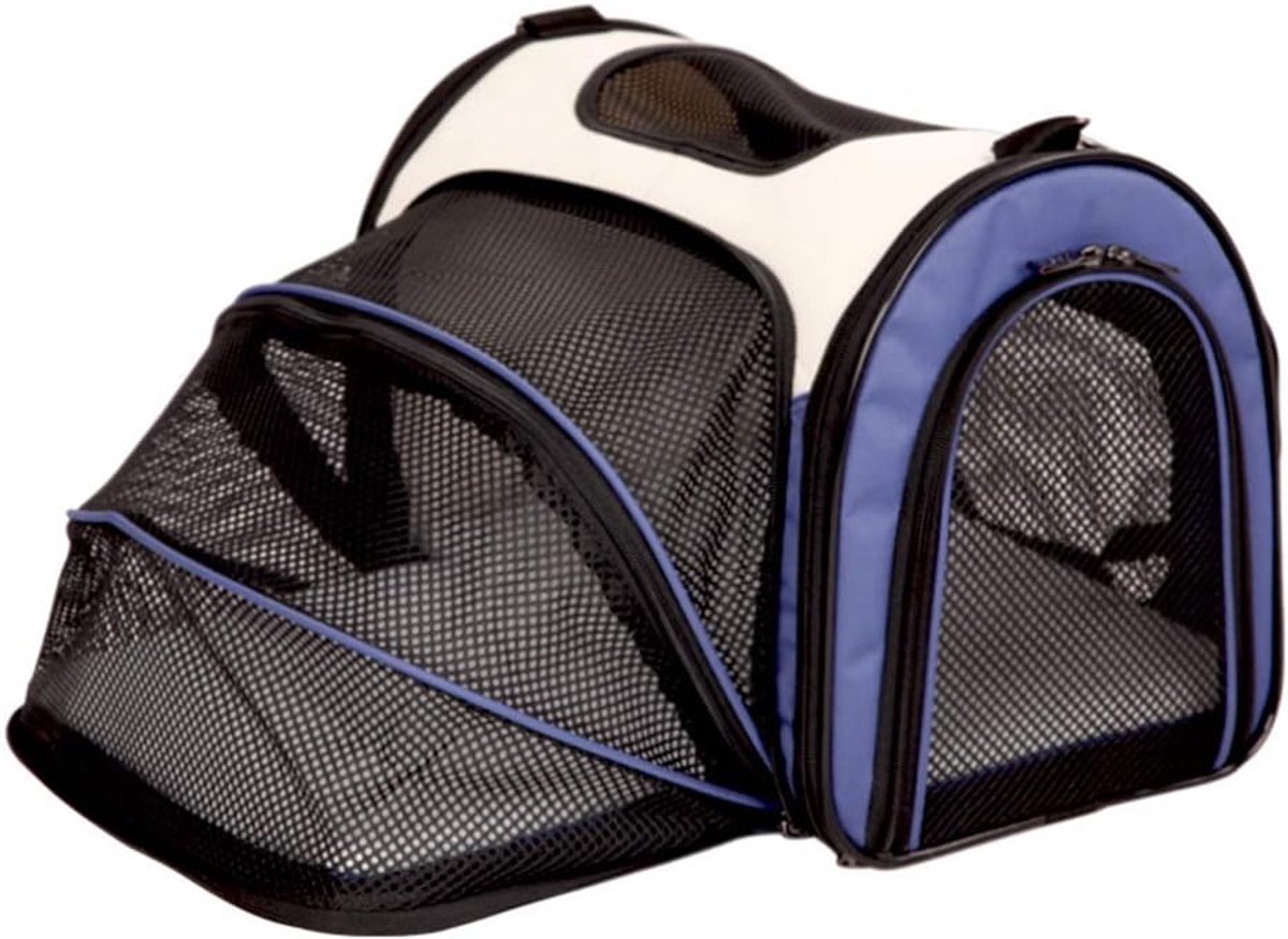 Huisdier Rugzak - Draagtas - Reizen met dier - Ademend ontwerp - 50 x 30 x 27CM - Blauw