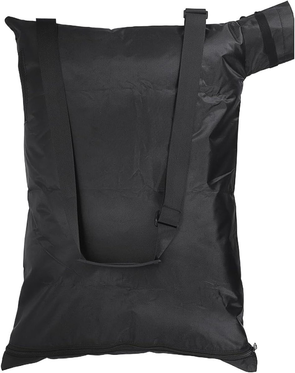 Bladblazer Zak - Opbergzak Tuin - Puin Verzamelen - Scheurvast Materiaal - 69 x 53 cm - Zwart