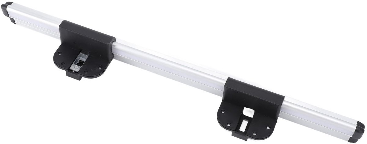 Dailygoods- Tafelrail 500 mm - Aluminium Legering - Geanodiseerd - Wandmontage - Ondersteuningsgidsrail - Inclusief bevestigingsmateriaal - Wandsteun