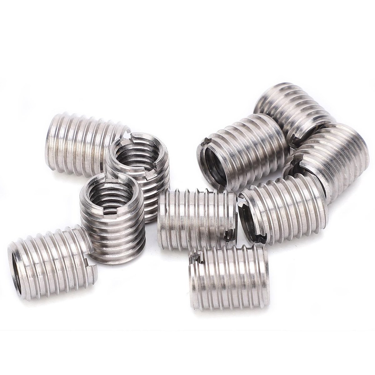 Dailygoods - Set van 10 Roestvrijstalen Draadinzetstukken voor Reparatie