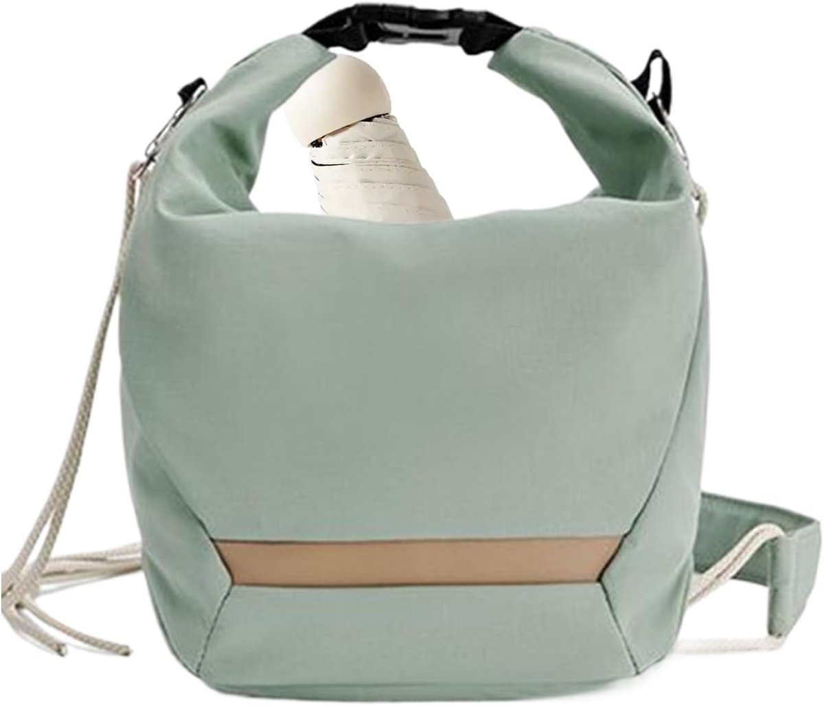 Schoudercamera tas - Compacte draagtas - Foto liefhebber - Verstelbare binnenverdelers - 23 x 10 x 25 cm - Lichtgroen