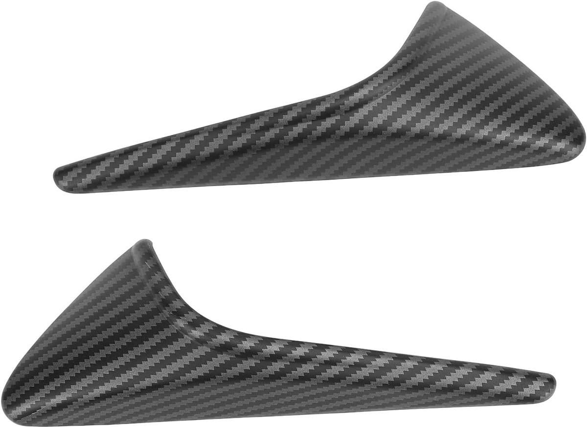 Cameraafdekking Zijkant - Beschermhoes - Voertuig Beschermen - Krasbestendig ABS - 20 x 15 x 4 cm - Mat koolstofvezel