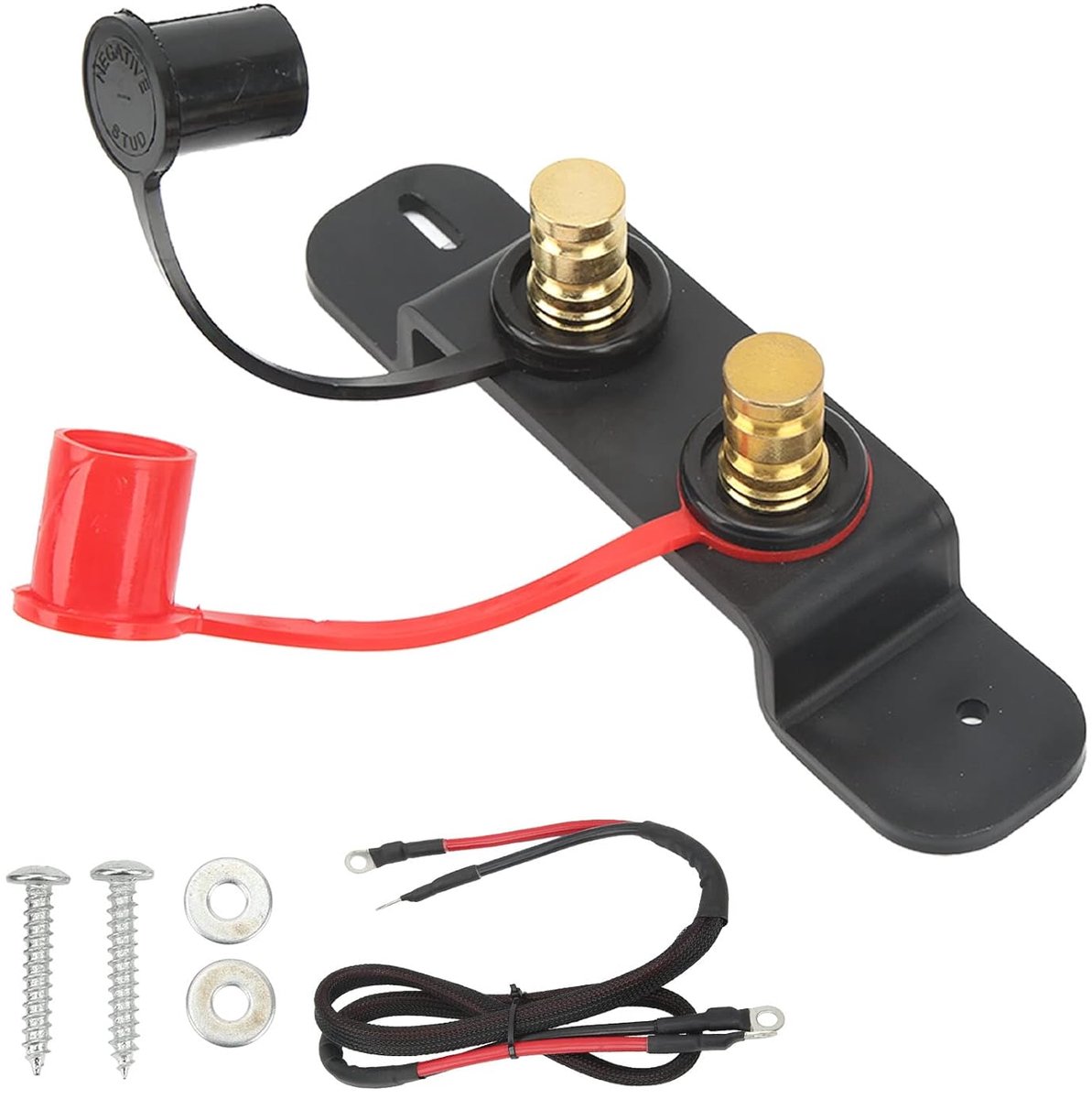 Afstandsaccuklemmen set - Externe accuklemmen - Snel laden starten - 4 AWG koperkabel - 23 x 11 x 10 cm