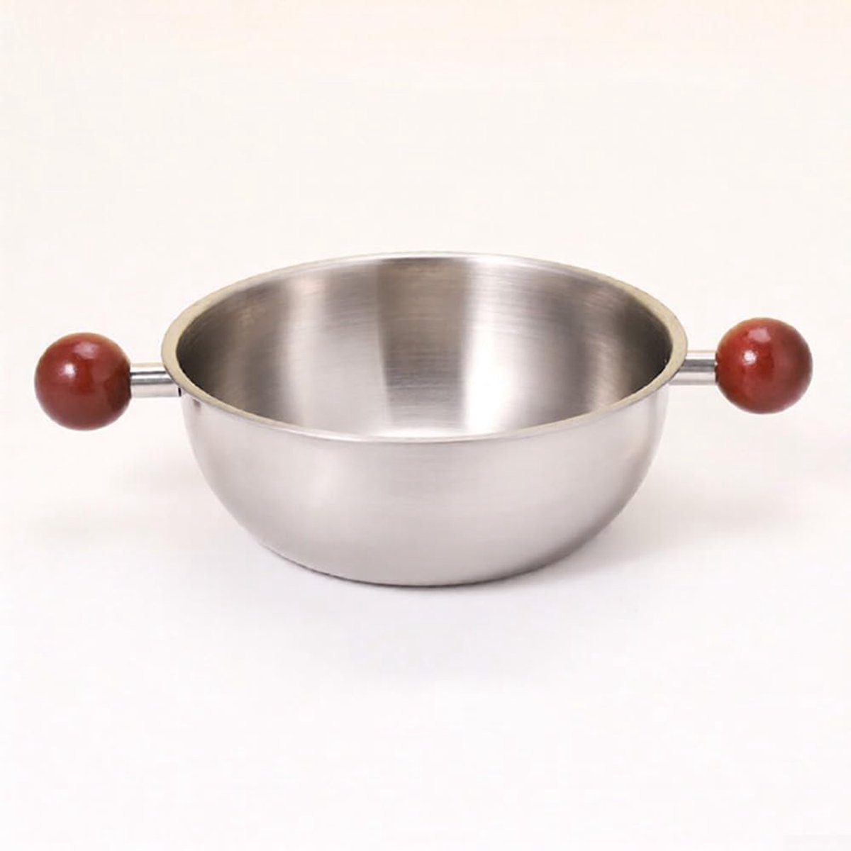 Roestvrijstalen pan Kleine koekenpan Kleine porties koken Gelijkmatige warmteverdeling 15 cm diameter Zilver
