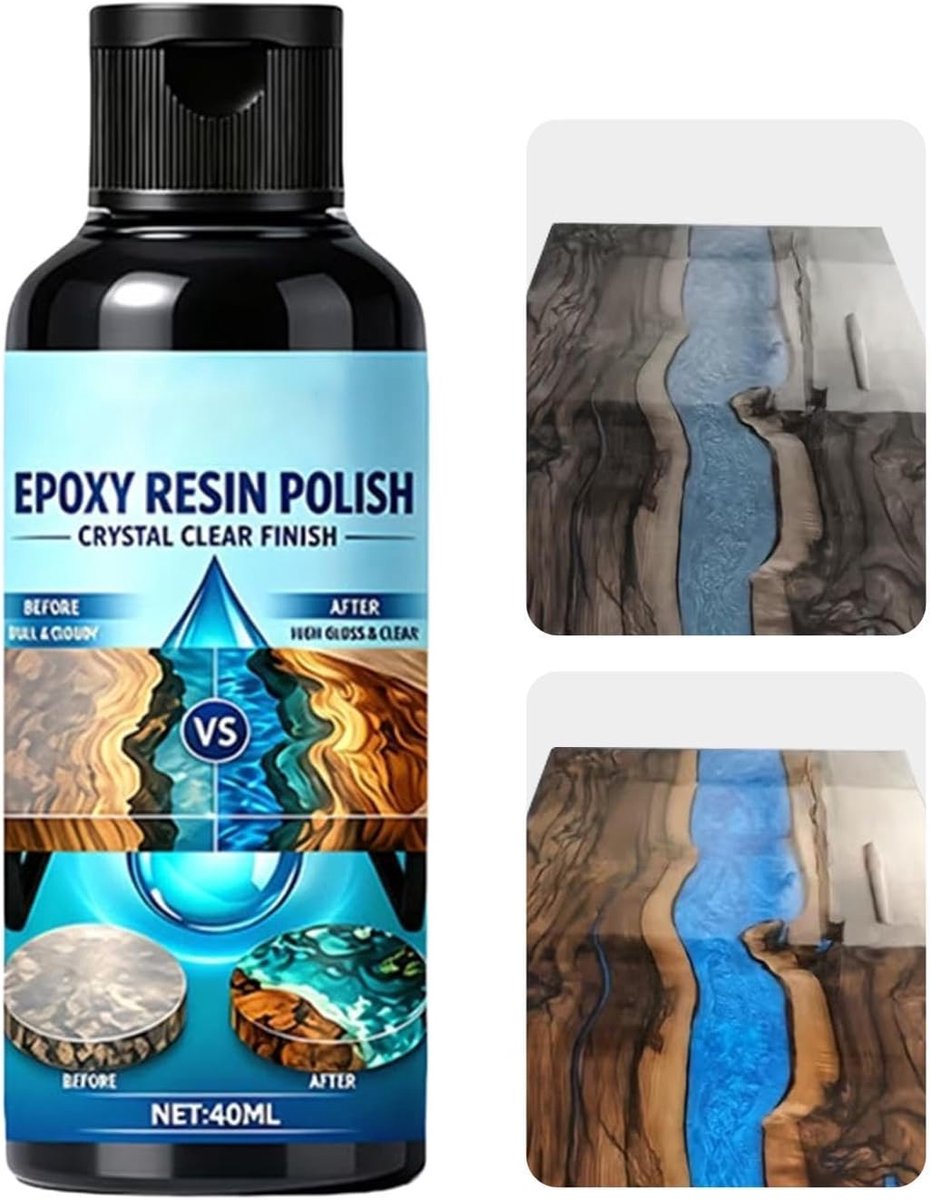 Hars Polijsten Kit - Restauratie Cleaner - DIY Projecten - Langdurige Glans - 40ml - Niet gespecificeerd