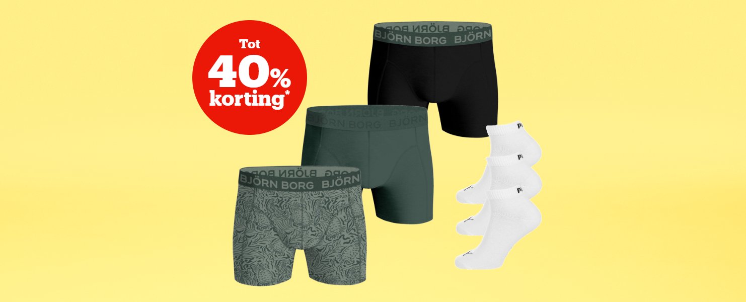 Tot 40% korting*