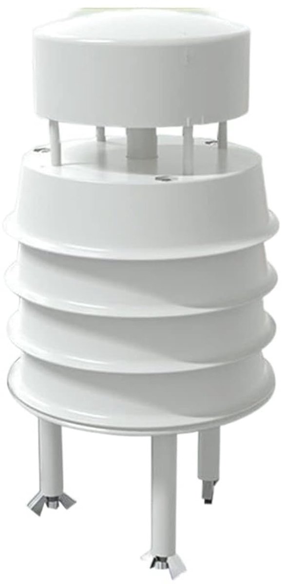 Weerstation met Windsensor - Weersensor Buiten - Weersomstandigheden Monitoren - Ultrasone Precisie - 5-in-1 Sensor - Zwart