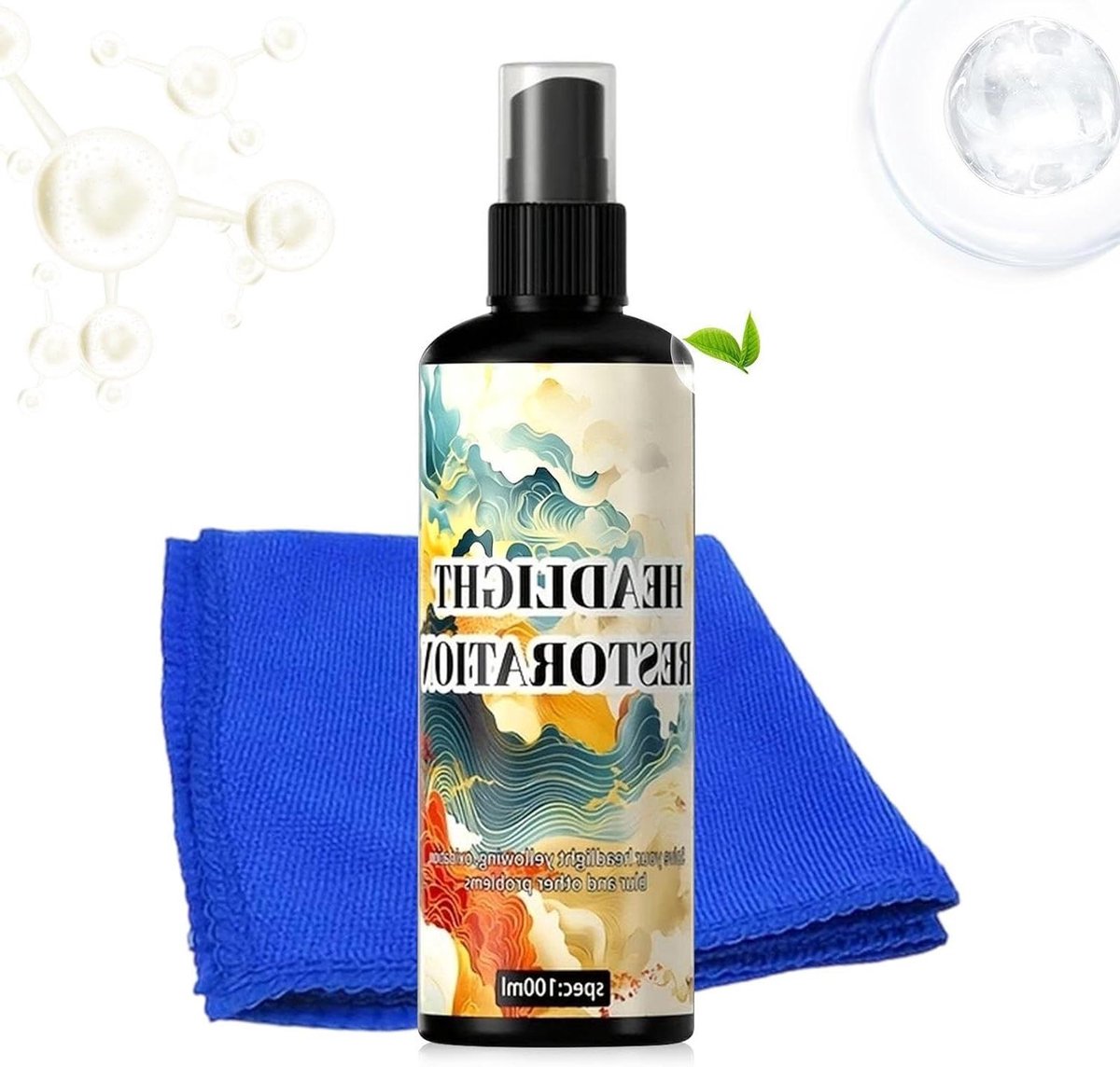 Koplamp Herstelset - Lens Reparatie Spray - Voertuig Onderhoud - Verwijdert Oxidatie - 100 ml - N.v.t.